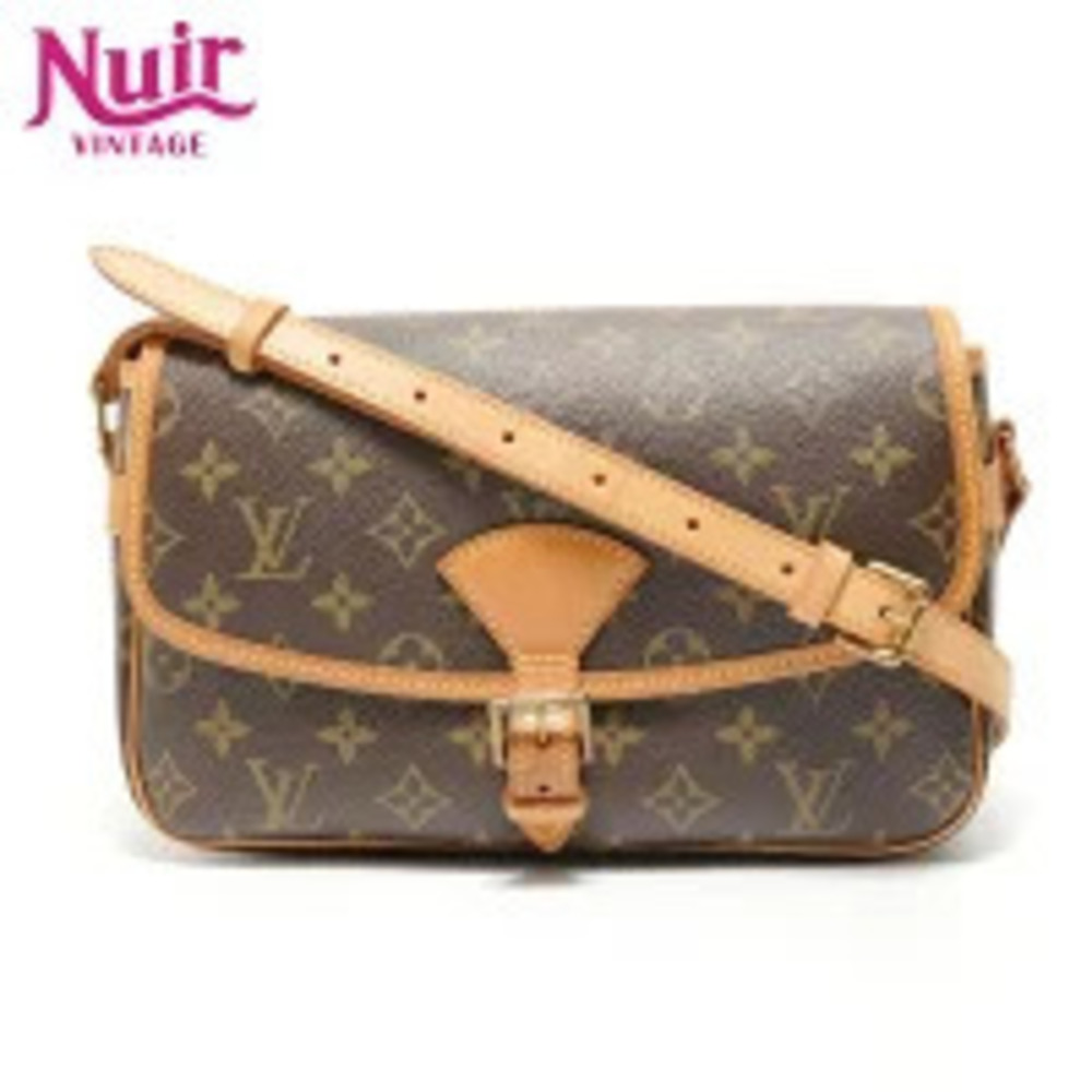 Louis Vuitton Monogram Sologne Shoulder Bag Brown
